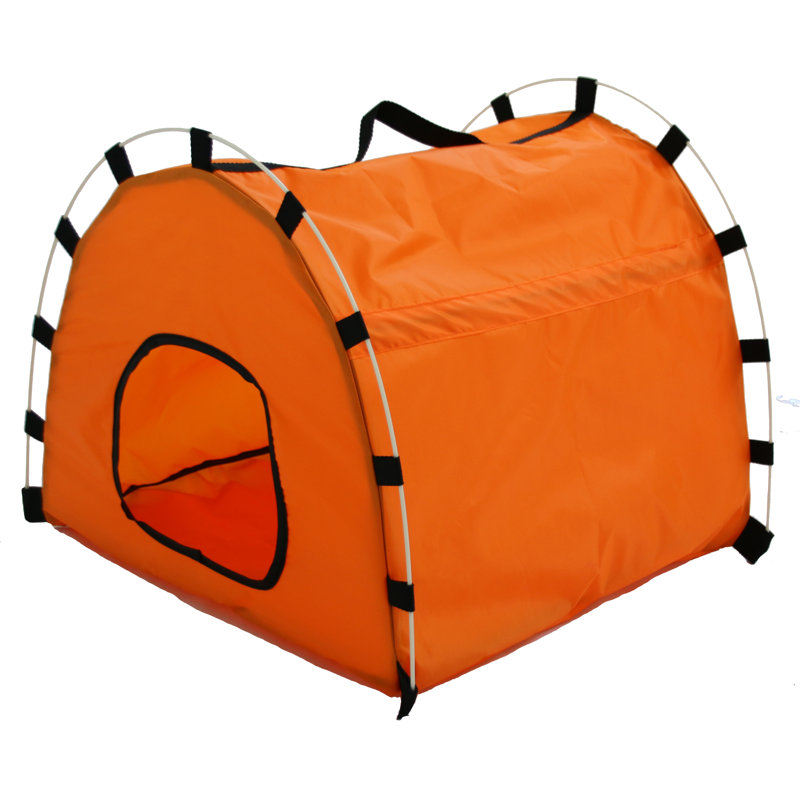 Pet Life Skeletal Outdoor Travel Collapsible Pet House Tent Wayfair Canada